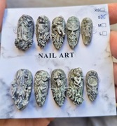 Zestaw Press On Nails Rękodzieło -  Rzeźba..Rozmiar S