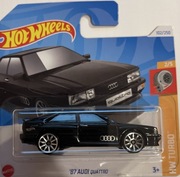 Audi Quattro 1987 czarny Hot Wheels 2024