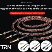 TRN T2 Pro 16 Core Modułowy 2.5/3.5/4.4mm 2Pin0.78/QDC Brown/Black/Gray