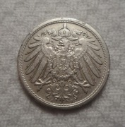 Niemcy Cesarstwo Kaiser Wilhelm II 10 pfennig 1907 A Berlin Prusy KM#12