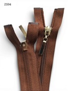 Zamek błyskawiczny spiralny “SAS” 70cm #5, brązowy