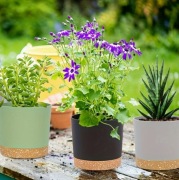 Zestaw 4 doniczek – 13 cm | 4 kolory do wyboru