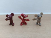 Figurki Myszka Miki Kaczor Donald 3 x figurka czasy PRL 