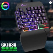 Klawiatura Jednoręczna Gamingowa 40 klawiszy podświetlana RGB USB