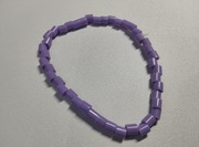 bransoletka liliowo-fioletowa