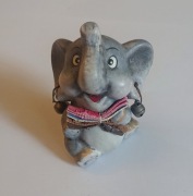 Słoń porcelanowy słonik porcelana średni figurka