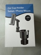 Cup holder - uchwyt na telefon / tablet / napój 360°