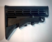 Kolba AR-15 AR-10 Mil-Spec, Czarna Lekka – Regulowana QD