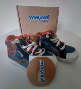 NOWE Buty Mayoral r22 wkł14cm Skóra Trampki Wiosna Jesień Lato