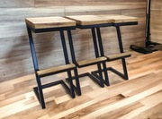 Hoker barowy Z loft dąb 40mm DARMOWA DOSTAWA