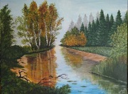 JESIENNA NOSTALGIA akryl 45x35