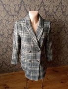 płaszcz w kratę s