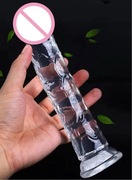 REALISTYCZNE DILDO UMANIA PRZEŹROCZYSTY PENIS TPE 17,5CM