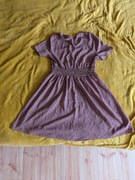 Damska rózowa sukienka w kropki SHEIN rozmiar S