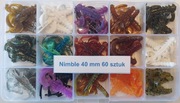Nimble 40 mm 4 cm 1g - 60 sztuk zestaw pudełko