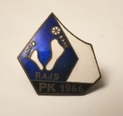 Przypinka z 1966r Rajd PK