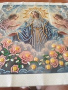 SPRZEDAM GOTOWY JUŻ OBRAZ Z HAFTU DIAMENTOWEGO BEZ RAMKI 40X40