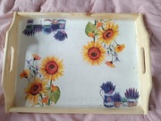 Taca kelnerska decoupage