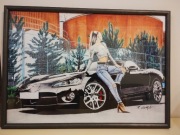 Dodge Viper plakat wydruk prezent A3 42x30