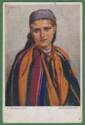 Jadzia Łowiczanka - 1935r. - mal. P.Stachiewicz