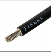 KABEL SOLARNY PRZEWÓD 6mm2 (czarny) długość 500m