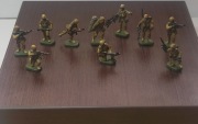 Amerykańska piechota Irak 1:72 USA 10szt. pomalowane figurki