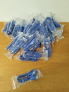 Zestaw elementów komputerowych USB, M.2, PSU, PCIe, włączniki