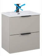 Elita Street Plus umywalka z szafką 51,3 cm fume 