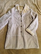 Płaszczyk z futerkiem ,bardzo miły i ciepły,rozmiar 46