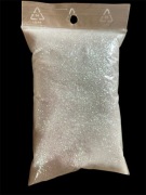 Brokat biały mieniący się (spektral)100 gram