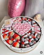 Box prezentowy, z różyczkami mydlany