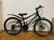 Sprzedam sportowy rower młodzieżowy na kołach 24", z aluminiową ramą