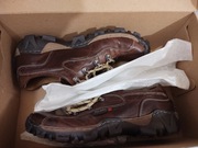 Buty skórzane SOZA, r.39 /24,5 trekkingowe, NOWE, młodzieżowe, brąz