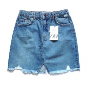 Zara spódnica jeansowa z przetarciami | nowa | 13 14 lat