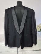 Smoking meski Czarny XXL Elegancki 100 % Welna