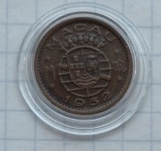 #768 Makau 5 avos 1952 stan!