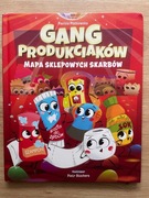 Ksiażeczka GANG PRODUKCIAKÓW mapa sklepowych skarbów