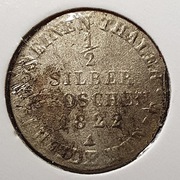 1/2 Silber Groschen  1822 A Niemcy-Prusy