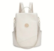 Antykradzieżowy plecak damski. Nowy. Skórzany Plecako-torebka 