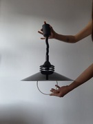 Lampa ufo design space age sufitowa żyrandol vintage