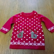 dzianinowa sukieneczka rozmiar 56/62cm