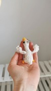 Gąska na szydełku, zawieszka, brelok handmade 