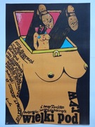 Oryginalny polski plakat filmowy - Wielki podryw, Romuald Socha, 1978 