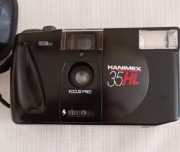 Aparat fotograficzny HANIMEX 35 HL plus telefon MAXCOM 