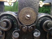 Stara waga szalkowa XIX w. C. Herrmann BRESLAU. (Wrocław).