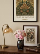 Szydełkowy bukiet kwiatów fiolet Handmade | Prezent