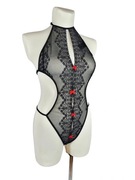 Nowe czarne koronkowe body bielizna 44,XXL/46,3XL Venus