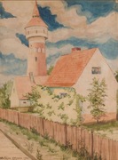 Stanisław Wosinski akwarela 