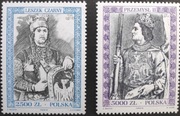 3336 - 3337 Poczet królów (Leszek Czarny, Przemysł II) 