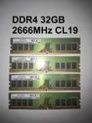 Samsung DDR4 32GB (4x8GB) 2666MHz CL19 | MemTest OK